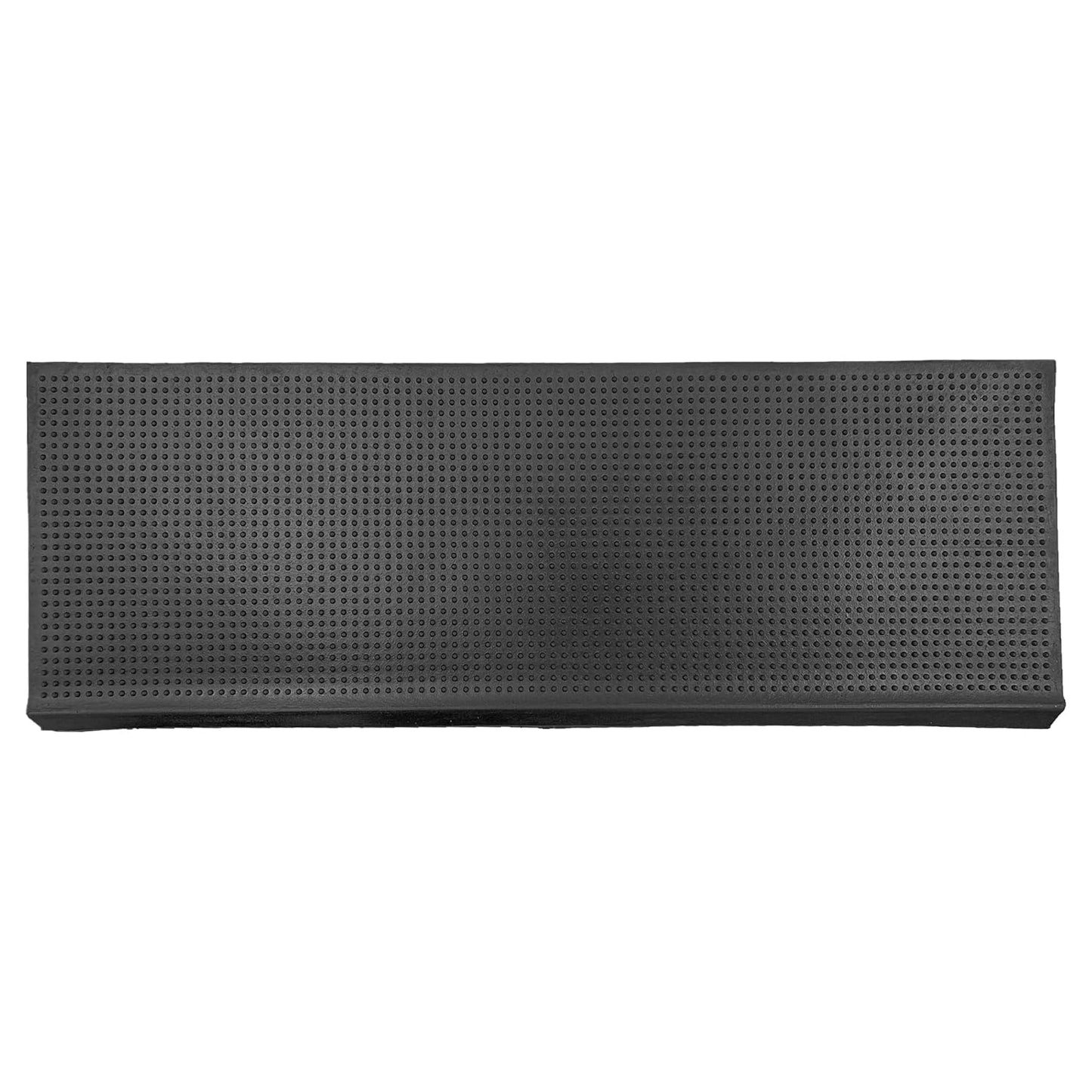 Ottomanson Outdoor Bullnose Stair Treads – Ribbed Heavy-Duty Non Slip Stair Mats – Strong Grip for Concrete, Brick & Textured Steps – Requires Fastening on Wooden & RV Steps, Pack of 5