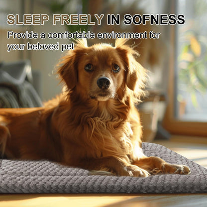 Dog Bed Mat – Soft & Comfortable Dog Kennel Pad for Crate – Durable Crate Bed & Mat for Dogs & Cats – Ideal for Crate, Kennel, and Home Use