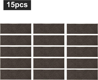 COSY HOMEER Edging Stair Treads Non-Slip Carpet Mat 28inX9in Indoor Stair Runners for Wooden Steps, Edging Stair Rugs for Kids and Dogs, 100% Polyester TPE Backing (7pc, Beige)