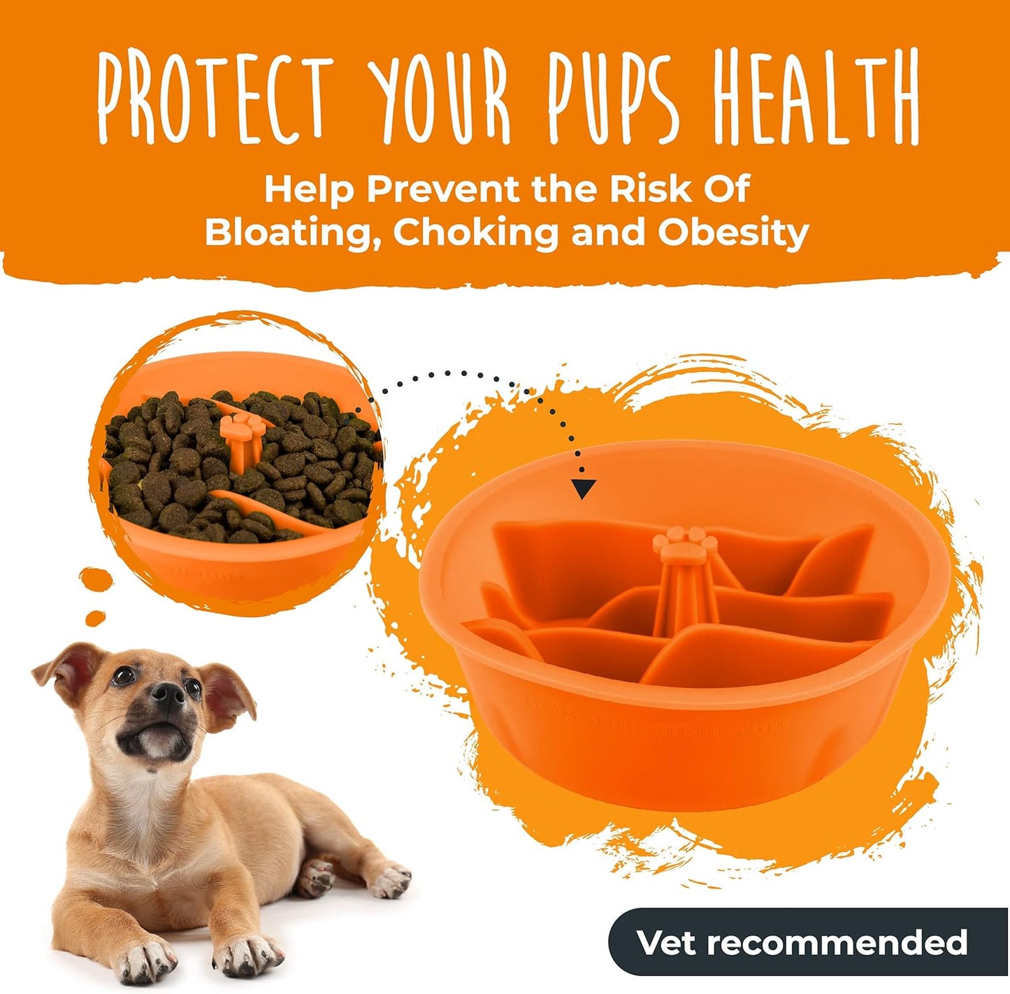 Mighty Paw Interactive Dog Lick Pad | Anxiety Relief, Dishwasher Safe, 4 Textures. Great for Dental Health. Dog Enrichment Toys for Medium Dogs, Lick Mat for Dogs Large Breed