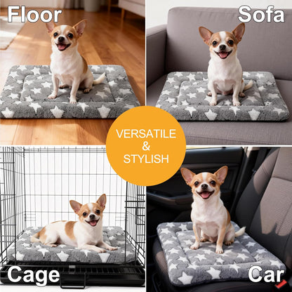 Dog Bed Mat – Soft & Comfortable Dog Kennel Pad for Crate – Durable Crate Bed & Mat for Dogs & Cats – Ideal for Crate, Kennel, and Home Use
