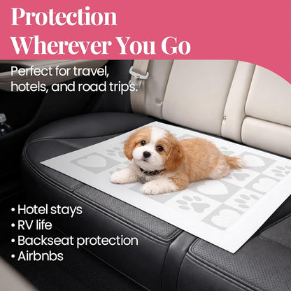 PUPIBOO Washable Pee Pads for Dogs and Cats - Super Absorbent Reusable Puppy Training Pads - 100% Waterproof, Leak-Proof & Non-Slip Whelping Pads for Pet Housebreaking