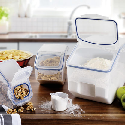 Lock & Lock Bulk Storage Bins Food Storage Container with Wheels (50.72-Cup)