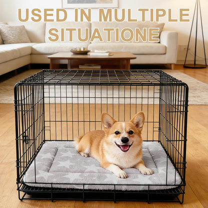 Dog Bed Mat – Soft & Comfortable Dog Kennel Pad for Crate – Durable Crate Bed & Mat for Dogs & Cats – Ideal for Crate, Kennel, and Home Use