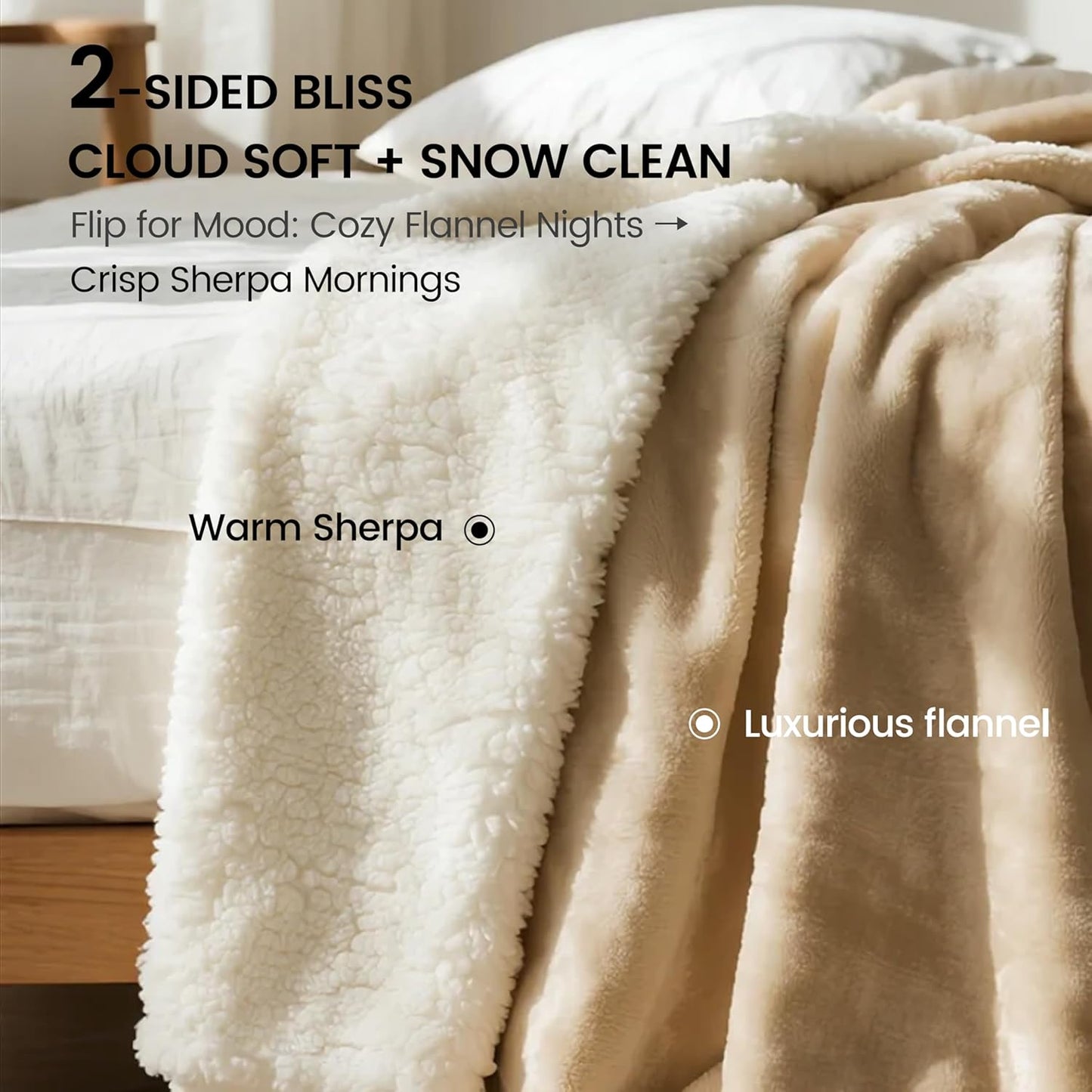 gogobunny Waterproof Blanket for Bed Couch Sofa, Liquid Pee and Fur Proof Pet Blanket for Dog Puppy Cat, Reversible Sherpa Fleece Throw Blanket Furniture Cover Protector (Grey, 50x60 inches)
