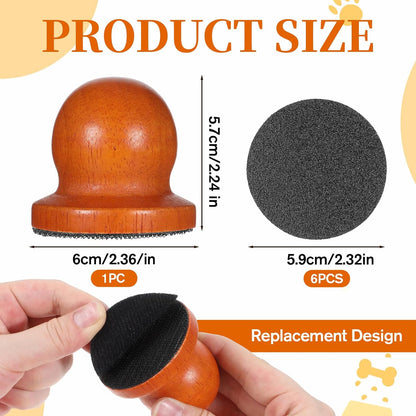Dog Nail File with Replaceable Filing Disc Dog Nail File Scratch Board Replaceable Sandpaper Stress Free Nails Filing Dogs Trainning Accessories for Smooth and Healthy Nails