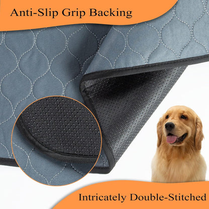 Bunlitent Washable Pee Pads for Dogs 72x72, 2 Pack, Extra Large Reusable Puppy Pads, Dog Training Pads with Quick Dry, Large Anti-Slip Dog Pee Pads, Whelping Pads, Potty Pad