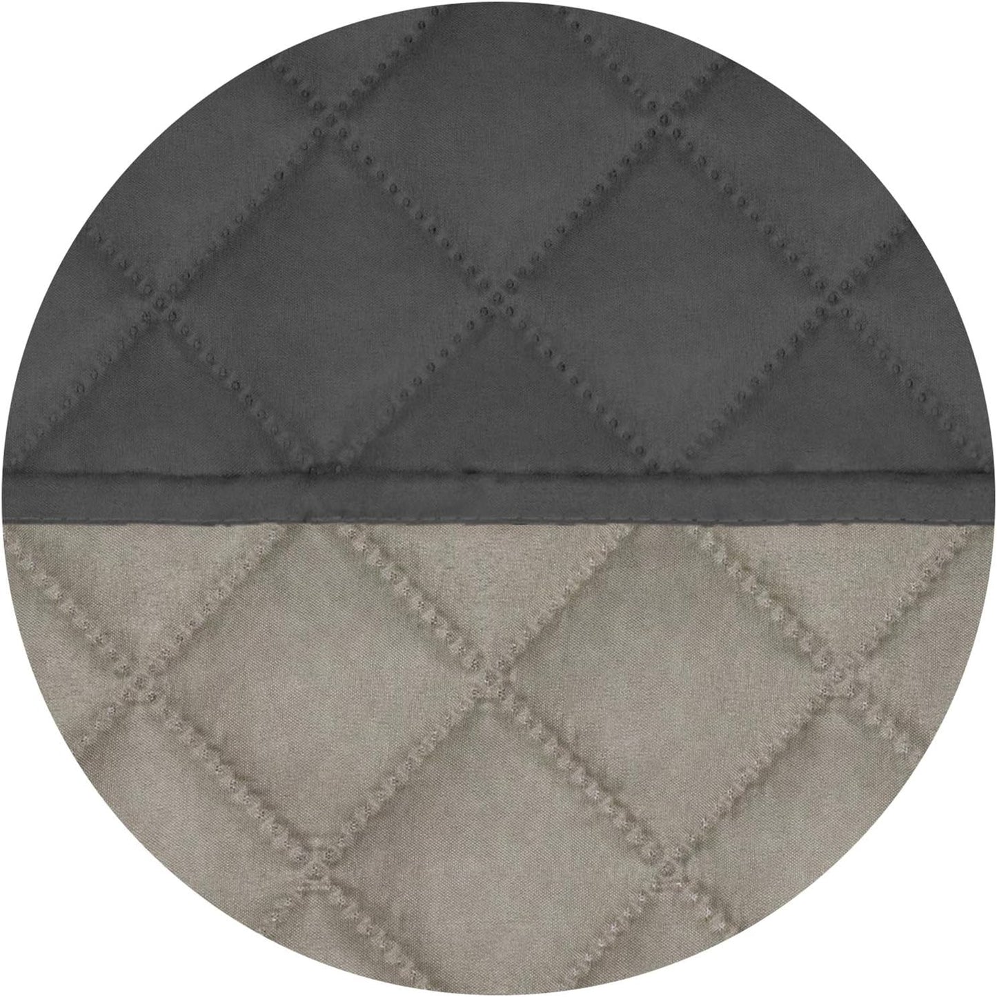 PureFit Reversible Quilted Sofa Cover, Water Resistant Slipcover Furniture Protector, Washable Couch Cover with Non Slip and Elastic Straps for Kids, Dogs, Pets (Sofa, Gray/Light Gray) - Colors B
