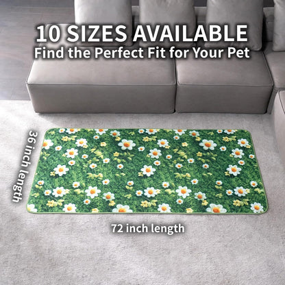 Washable Pee Pads for Dogs, Reusable Puppy Potty Training Pads, Ultra-Absorbent Thick Waterproof Leak-Proof Non-Slip Pads & Mat for Crate, Playpen, Floor, Whelping & Housebreaking , 2 Pack 18"x24"