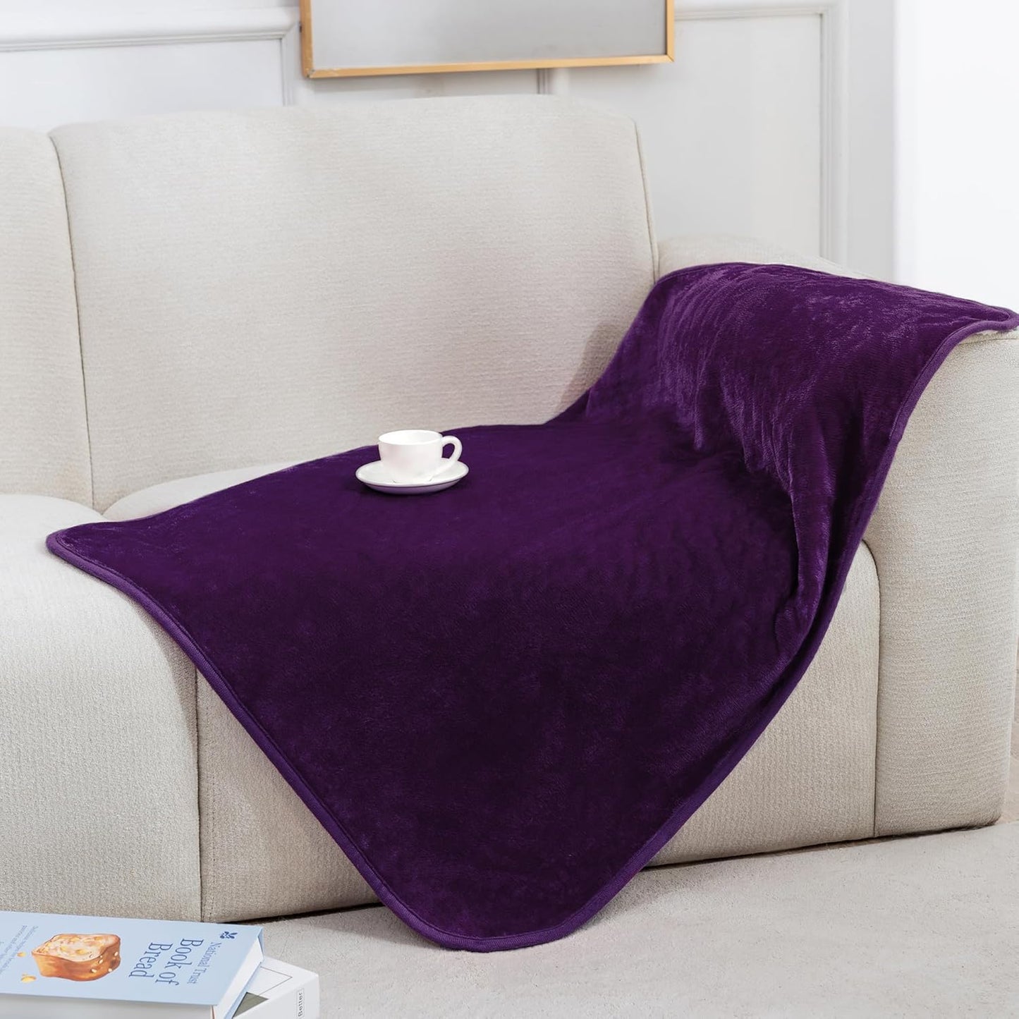 gogobunny Waterproof Blanket for Bed Couch Sofa, Liquid Pee and Fur Proof Pet Blanket for Dog Puppy Cat, Reversible Sherpa Fleece Throw Blanket Furniture Cover Protector (Grey, 50x60 inches)