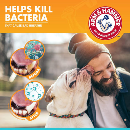 Arm & Hammer for Pets Fresh Breath Enzymatic Dog Toothpaste, Vanilla Ginger Flavor, Safe for Puppies and Adult Dogs, Daily Baking Soda Dental Gel to Eliminate Bad Breath, 2.5 Oz