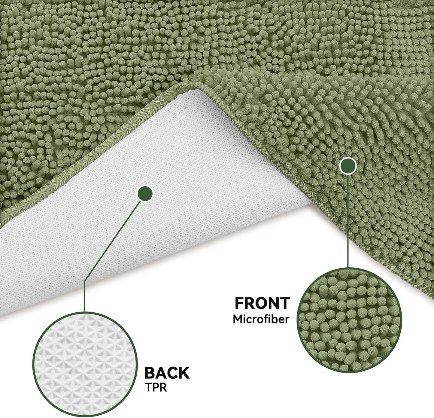 Bcoimo Super Absorbent Dog Door Mat, 30"*20" Anti Slip Mat for Muddy Paws, Pet Rugs for Dirty Paws Washable that Absorbs Moisture and Dirt, for Dog Cage and Pet Resting Carpet