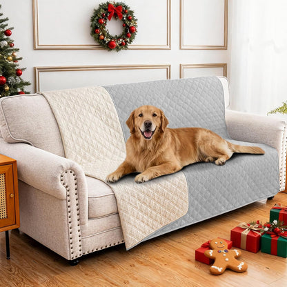 Waterproof Dog Blanket, Non-Slip Soft Pet Bed Cover, Couch Cover for Dogs Washable, Protects Sofa, Furniture, Crate, Car, Tear Resistant Leakproof Pet Blanket (30x70 Inch, Dark Grey)