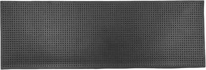 Ottomanson Outdoor Rubber Stair Treads – Ribbed Heavy-Duty Non-Slip Stair Mats – Best Grip on Concrete, Brick & Textured Step – Fastening Recommended for Wooden & RV Steps, Pack of 5