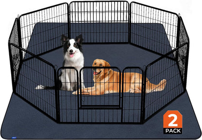 Sunsleek Washable Pee Pads for Dogs 72"x72" Extra Large Super Absorbent Non-Slip Reusable Puppy Pads for Playpen, Crate, Floor, Waterproof Pet Training Mats for Quick-Dry Whelping Pads & Incontinence