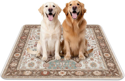 INVENHO Washable Pee Pads for Dogs 72"x72" Reusable Dog Pads Extra Large Upgrade Non-Slip Dog Pee Pads Heavy Absorbency Puppy Pee Pads Quick Dry Whelping Pads/Waterproof Puppy Training Pad