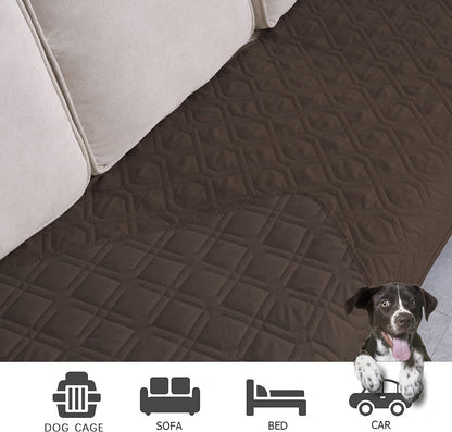Ameritex Waterproof Dog Bed Cover Pet Blanket for Furniture Bed Couch Sofa Reversible - Colors A