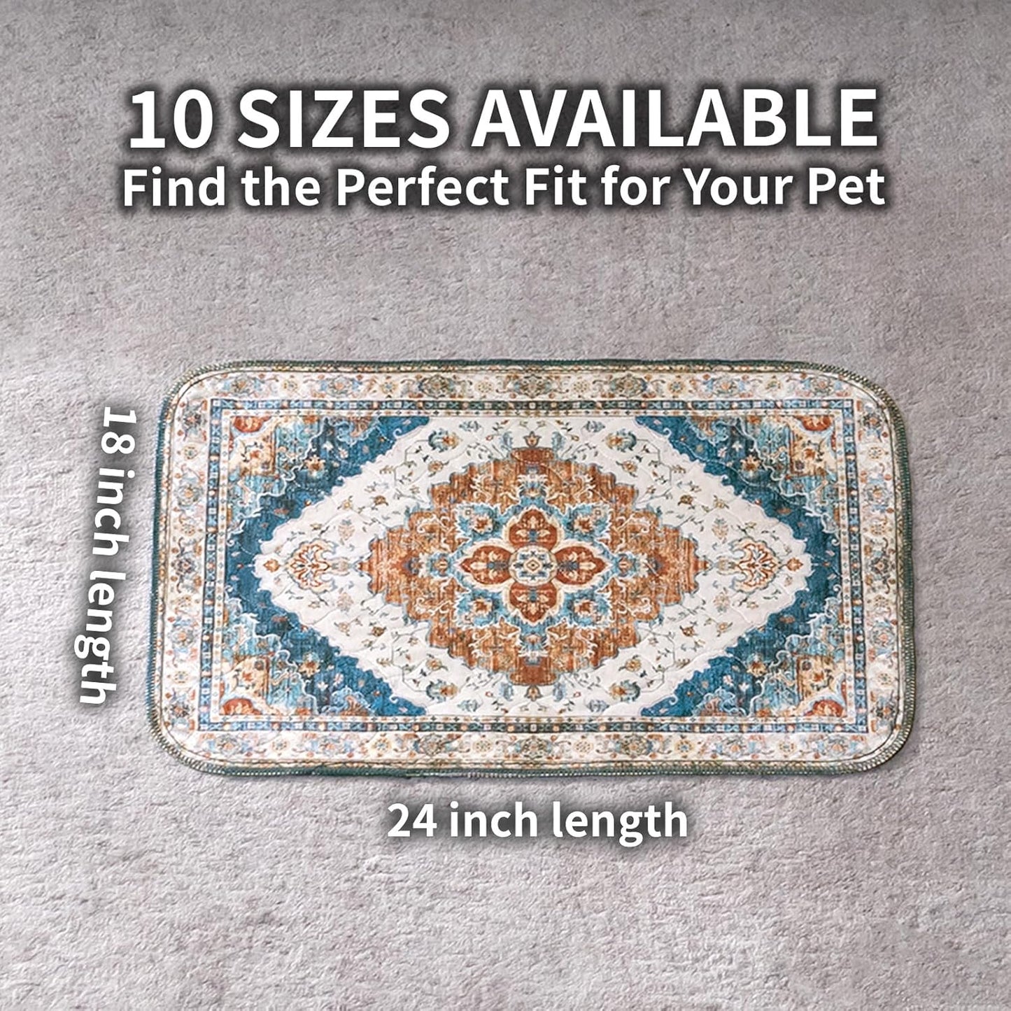 Washable Pee Pads for Dogs, Reusable Puppy Potty Training Pads, Ultra-Absorbent Thick Waterproof Leak-Proof Non-Slip Pads & Mat for Crate, Playpen, Floor, Whelping & Housebreaking , 2 Pack 18"x24"