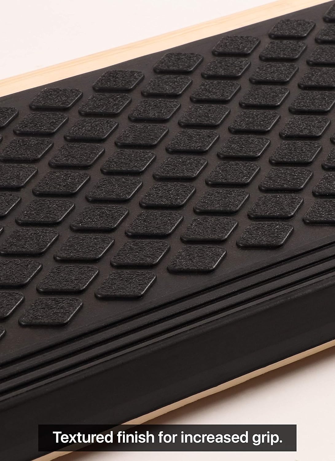 FINEHOUS Rubber Stair Treads Non-Slip Outdoor 48”x10” (4-Pack) – Anti-Slip Step Mat with Nosing