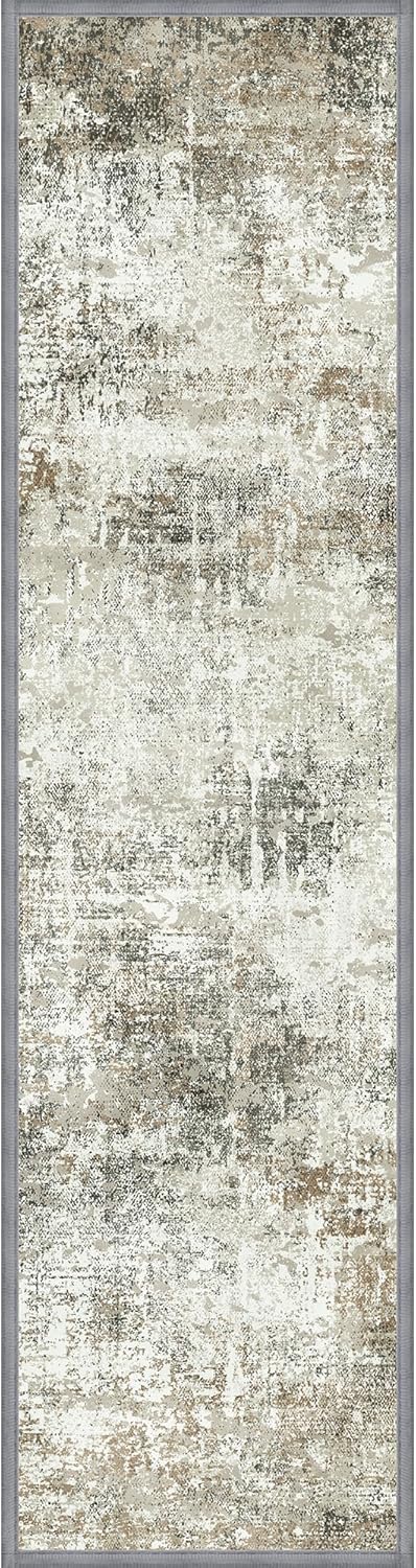 sarben Non Slip Stair Treads for Wooden Steps 15PCS - 8"x30" Indoor Safety Carpet, Edging Mats with TPE Adhesive Backing, Pet and Elderly Friendly Stair Rugs (Taupe) - Colors B