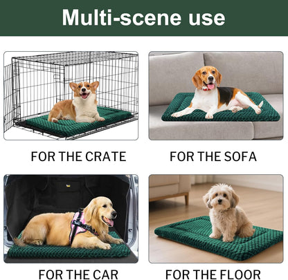 Dog Bed Mat – Soft & Comfortable Dog Kennel Pad for Crate – Durable Crate Bed & Mat for Dogs & Cats – Ideal for Crate, Kennel, and Home Use
