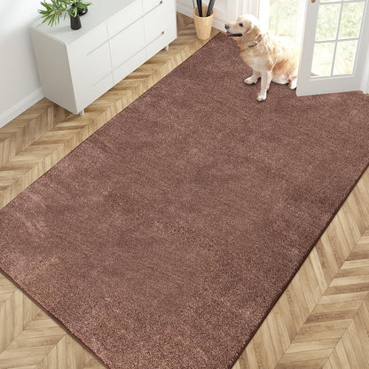 PURRUGS Dirt Trapping Door Mat 20" x 31.5", Non-Slip Machine Washable Entryway Rug, Dog Doormat, Indoor Front Door Mat, Super Absorbent Entry Rug for Muddy Shoes & Paws, Bluish Grey-Black