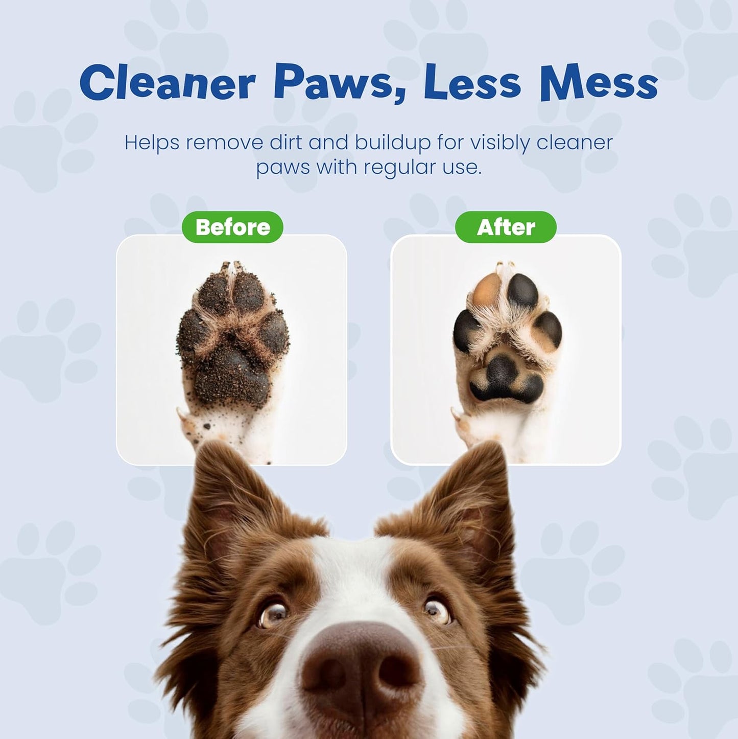 My Pet & Me - Dog Paw Cleaner - Foaming Cleanser for Easy Cleaning - No-Rinse Dog Paw Washer - Gentle Foot Cleaner for Dogs - Paw Wash for Small & Large Dogs - 4.05 oz