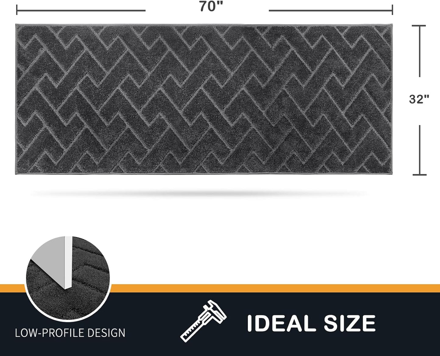 PURRUGS Dirt Trapping Door Mat 20" x 31.5", Non-Slip Machine Washable Entry Rug, Dog Doormat, Indoor Front Door Mat, Super Absorbent Entryway Rug for Muddy Shoes & Paws, Taupe