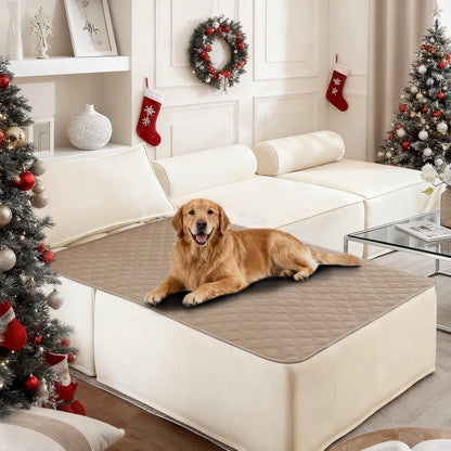 Waterproof Dog Blanket, Non-Slip Soft Pet Bed Cover, Couch Cover for Dogs Washable, Protects Sofa, Furniture, Crate, Car, Tear Resistant Leakproof Pet Blanket (30x70 Inch, Dark Grey)