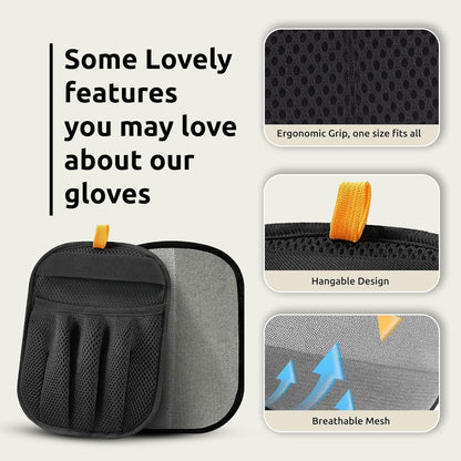 Pet Hair Removal Glove for Dogs & Cats – Reusable Electrostatic Hair Remover Mitt, Five-Finger Grooming & Cleaning Tool for Furniture, Clothes, Carpet, Couch & Car Interior