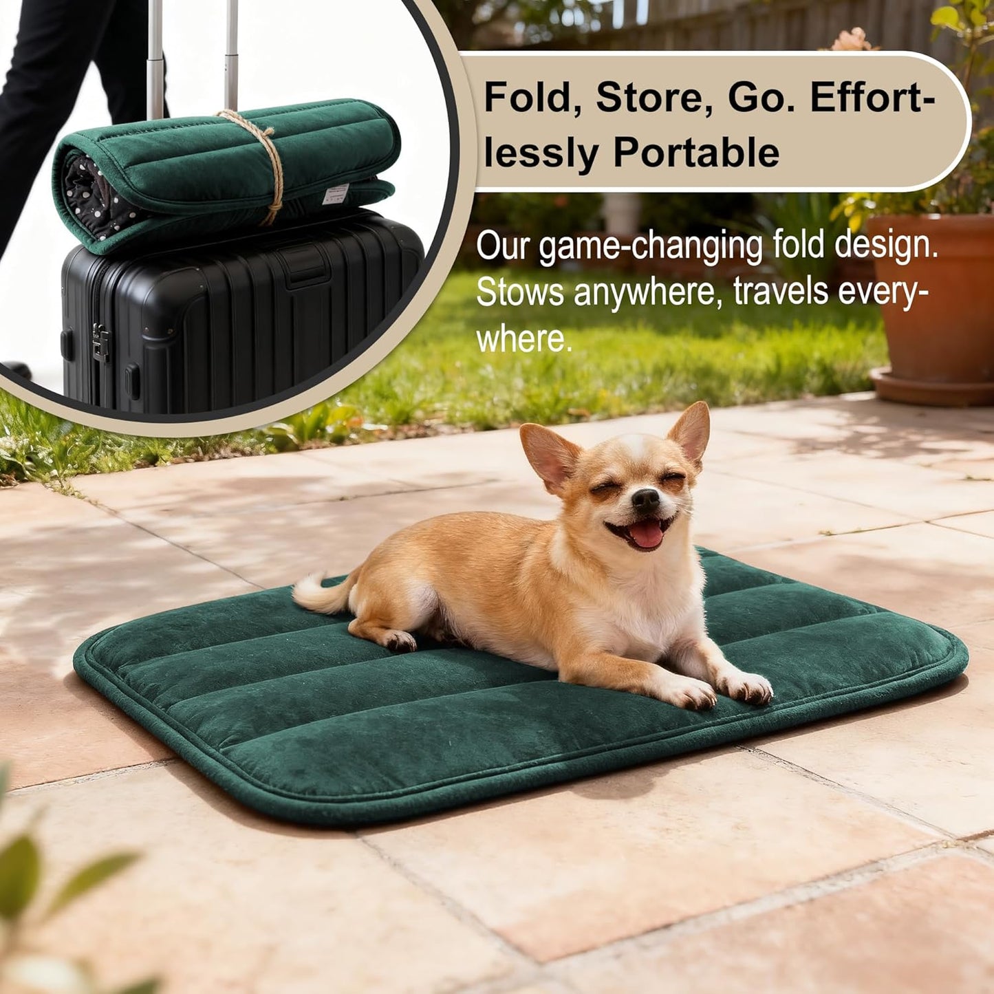 Dog Bed Mat – Soft & Comfortable Dog Kennel Pad for Crate – Durable Crate Bed & Mat for Dogs & Cats – Ideal for Crate, Kennel, and Home Use