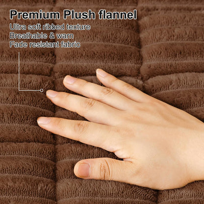 Smiry Couch Cover for Dogs, Non Slip Washable Sofa Protector for Pets, Soft Furniture Cover for Leather & Fabric Couches, Cozy Protect Against Fur, Dirt & Everyday Messes (Dark Grey, 27.6" x 59")