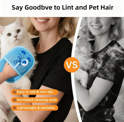 Purepath Hair Removal Glove, Electrostatic Pet Hair Removal Glove for Dogs & Cats Cat Hair Pure Path Remover Furniture Glove for Pet, Pet Hair Gloves for Clothing, Bed, Couch, Carpet, Car Seat