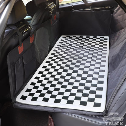 Manificent Non-Slip Pet Bed Mat for Back Seat Extender, Hair Resistant Dog Blanket for Hard Bottom Dog Car Seat Cover, Anti Slip Pet Linner Backseat Cover Deep Gray