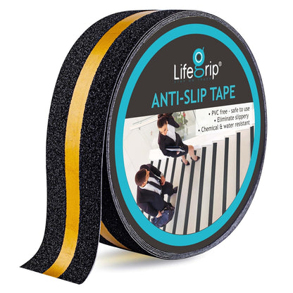 LifeGrip Anti Slip Transparent Anti Slip Tape, 4 inch by 30 feet, Non-Slip Traction Grip Tape to Tubs, Boats, Stairs, Clear, Soft, Comfortable for Bare feet (4" X 30')