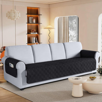 VANSOFY Couch Cover, Waterproof Sofa Covers Washable Slipcover Furniture Protector Couch Seat Covers Non-Slip Couch Cover for Dogs, Pets(Sofa, Dark Gray)