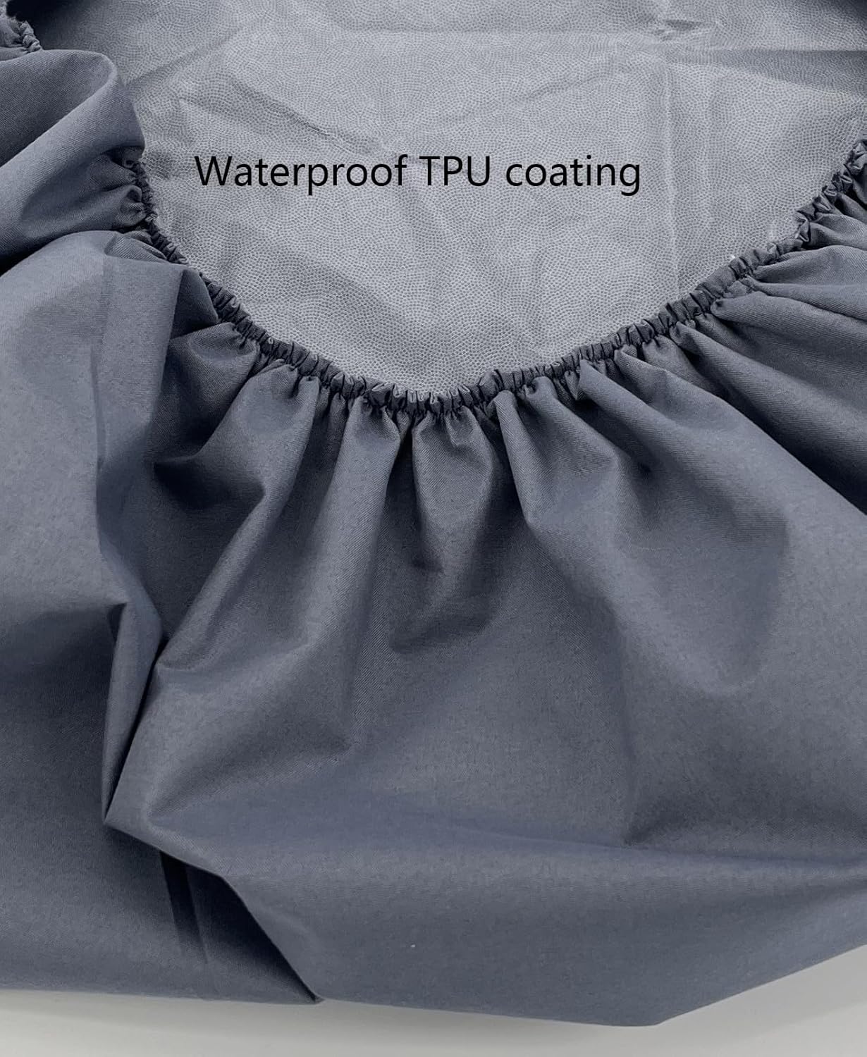 Waterproof Dog Bed Cover Replacement Round 42 Inch Grey