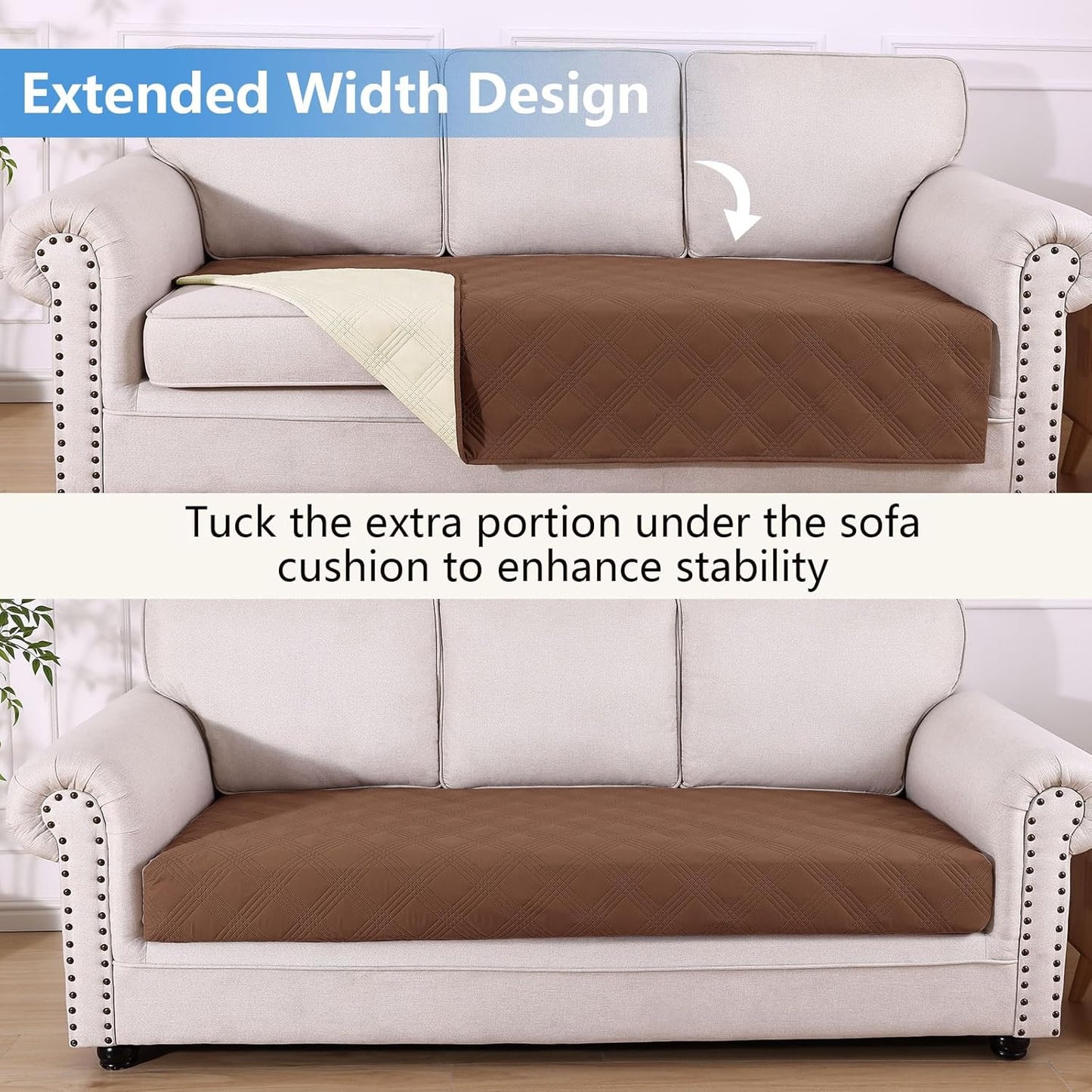hyha Waterproof Dog Bed Blanket, Soft Pet Blankets, Waterproof Couch Cover for Dogs, Reversible Sofa Covers Washable for Furniture (30x70 Inch, Grey/Dark Grey)