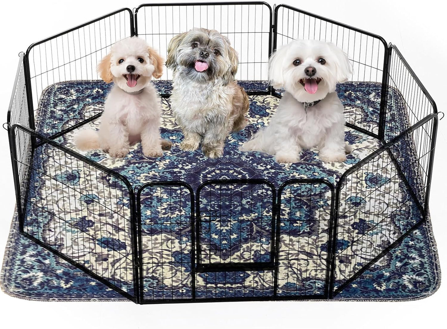 PUPIBOO Washable Pee Pads for Dogs and Cats - Super Absorbent Reusable Puppy Training Pads - 100% Waterproof, Leak-Proof & Non-Slip Whelping Pads for Pet Housebreaking