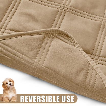 Smiry Waterproof Dog Bed Cover Blanket 30x70, Soft Reversible Pet Blanket, Washable Leakproof Cats Dogs Couch Cover for Sofa, Couch, Furniture, Grey/Dark Grey