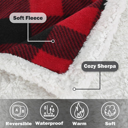 Kritter Planet Waterproof Dog Blanket, Reversible Water Proof Pet Blanket for Couch, Bed & Sofa, Washable Couch Covers for Large Dogs - Protects Furniture from Fur, Dirt, and Accidents