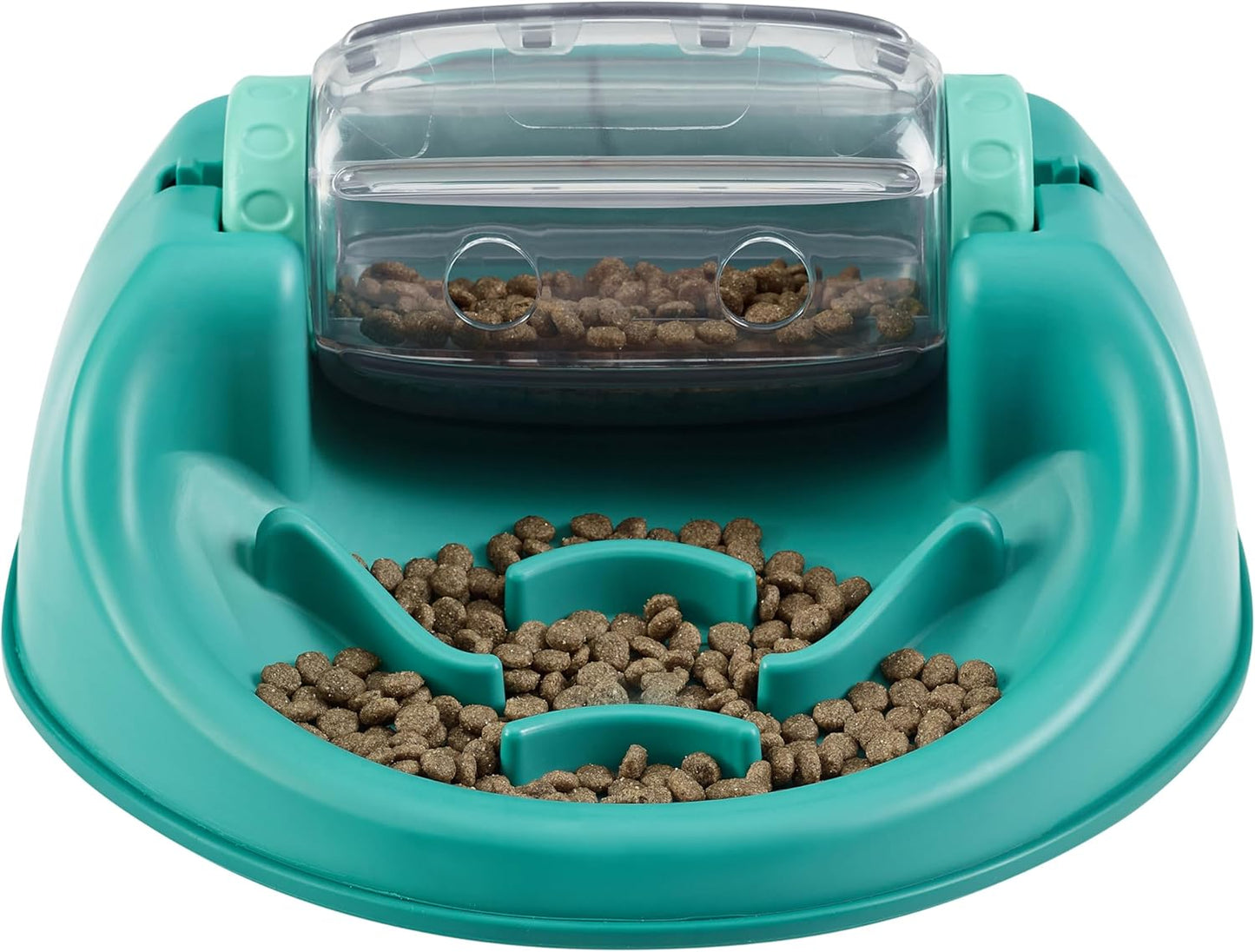 Outward Hound by Nina Ottosson Lick N’ Flip Level 1 Dog Puzzle Toy, Lick Mat & Slow Feeder – Non-Slip Base Beginner Enrichment for Small & Medium Dogs, Holds 1 Cup Wet or Dry Food, 7.4" x 7.4"