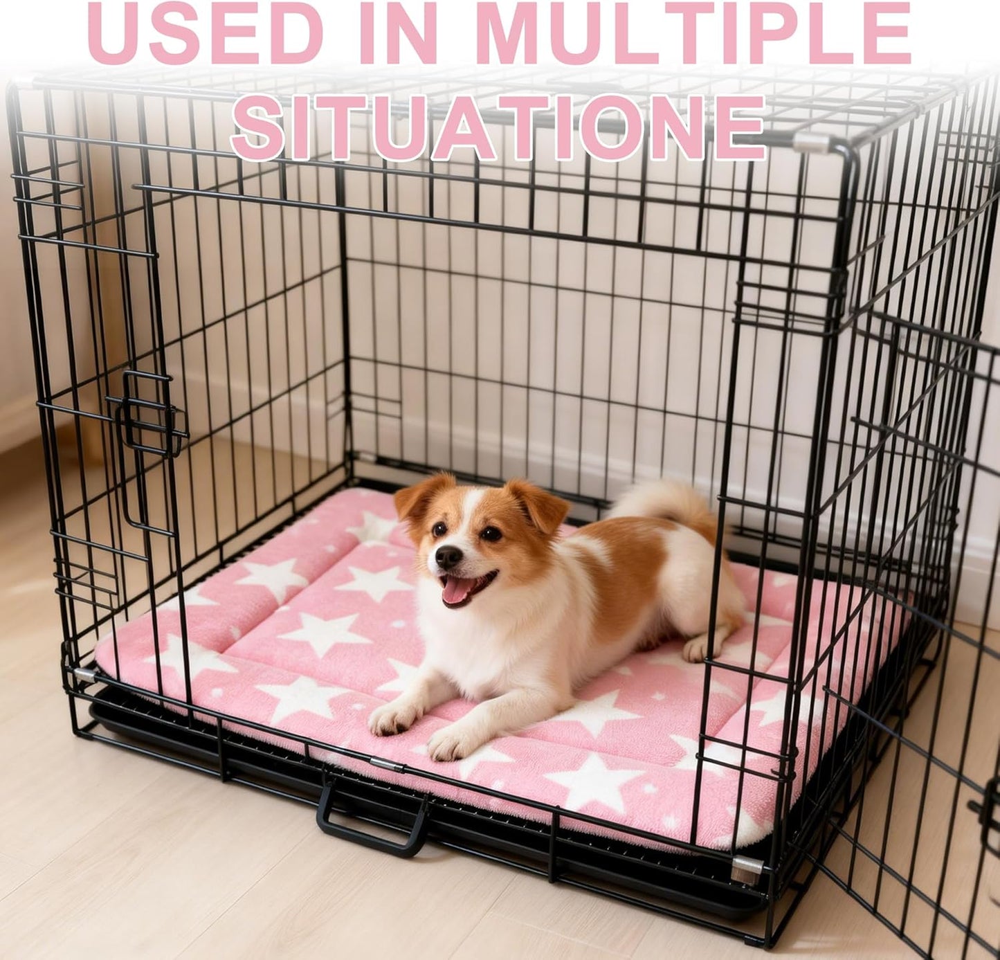 Dog Bed Mat – Soft & Comfortable Dog Kennel Pad for Crate – Durable Crate Bed & Mat for Dogs & Cats – Ideal for Crate, Kennel, and Home Use