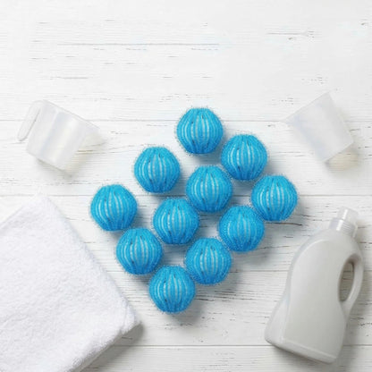 10 Pcs Pet Hair Remover for Laundry, Washing Machine Hair Catcher, Dryer Balls for Clothing Dog Cat Pet Fur Remover (Orange+Blue)