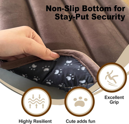 Dog Bed Mat – Soft & Comfortable Dog Kennel Pad for Crate – Durable Crate Bed & Mat for Dogs & Cats – Ideal for Crate, Kennel, and Home Use