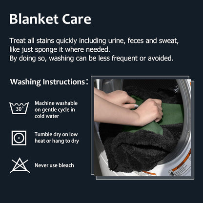Kritter Planet Waterproof Dog Blanket, Reversible Water Proof Pet Blanket for Couch, Bed & Sofa, Washable Couch Covers for Large Dogs - Protects Furniture from Fur, Dirt, and Accidents