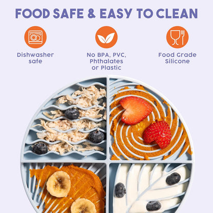 Awoo Paradise - Dog Lick Mat for Slow Feeding & Anxiety - Non-Slip Silicone Slow Feeder with Suction Cups - Dishwasher Safe Pet Dish for Grooming, Training, and Boredom Relief (Fuschia)