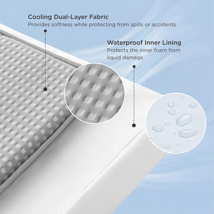 Bedsure Dog Beds Large Sized Dog - Comfy Flat Pet Beds with Removable Washable Cover, Orthopedic Egg Crate Foam Puppy Mat, Suitable for Pet Up to 65 lbs
