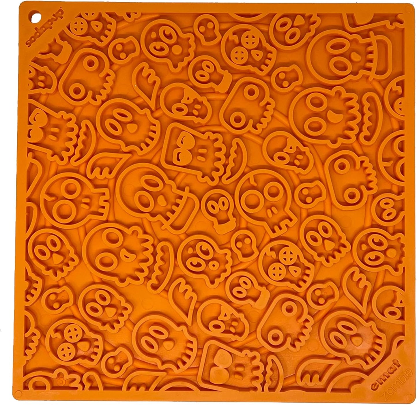 SodaPup Flower Power eMat – Durable Lick Mat Feeder Made in USA from Non-Toxic, Pet-Safe, Food Safe Rubber for Mental Stimulation, Avoiding Overfeeding, Fresh Breath, Digestive Health, & More