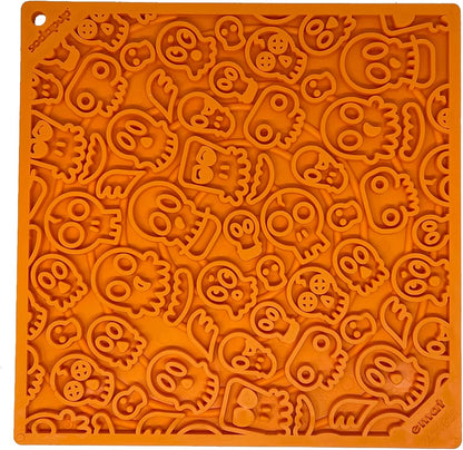 SodaPup Flower Power eMat – Durable Lick Mat Feeder Made in USA from Non-Toxic, Pet-Safe, Food Safe Rubber for Mental Stimulation, Avoiding Overfeeding, Fresh Breath, Digestive Health, & More